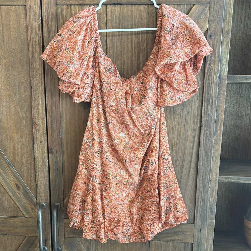 Floral Puff Sleeve Dress